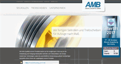 Desktop Screenshot of amb-seilrollen.de