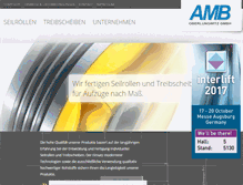 Tablet Screenshot of amb-seilrollen.de